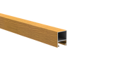Hliníkový fasádny profil 40x30-6000mm svetlý dub