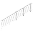 Zábradlie, BS, schody AISI304, 40x40x2/4xd12/H900/