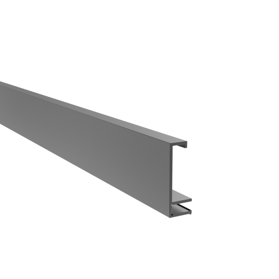Hliníkový plotový adaptér pre výplne - 1700mm krycia lišta