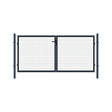 Brána 2kr. Eco ZnPVC 3600x1600mm antracit