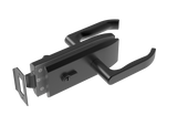 Zámka pre sklenené dvere inox, glass t 8,10,12mm BLACK