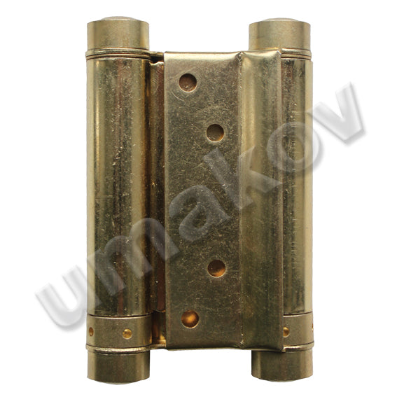 Záves pružinový obojstranný, Brass, L=125mm
