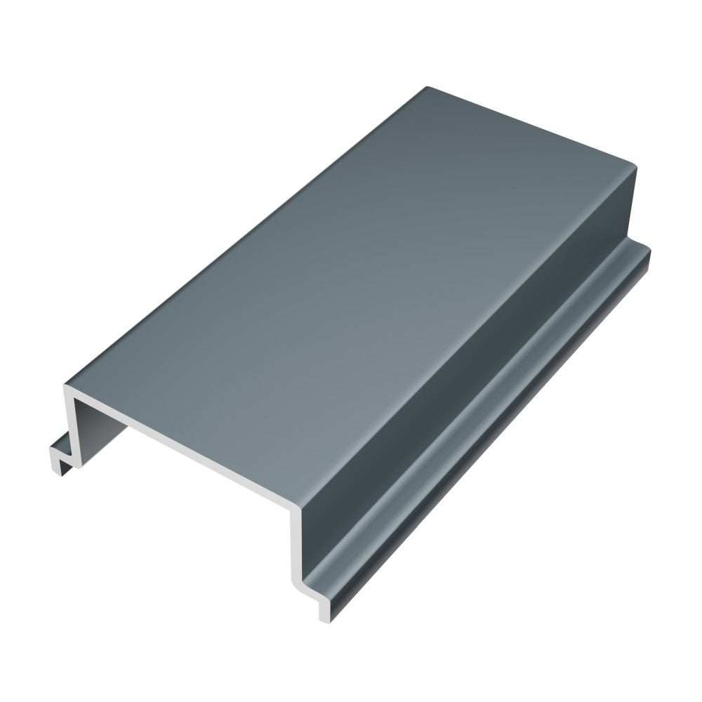 Aluminum spacer bar 50mm anthracite