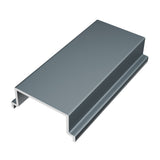 Aluminum spacer bar 50mm anthracite