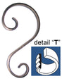 Element tvaru-S 230x120/60, 12x6mm