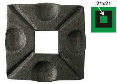 Rozeta 90x90, 21x21, t8mm