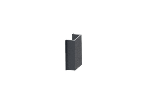 Narrow distance cover strip for post profiles and U-adapter of the fencing system, 20 x 08–30 mm – Anthracite RAL 7016