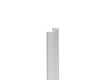 Narrow cover strip for post profiles and the U-adapter of the fencing system, 20 × 08 – 6.0 m – Natural