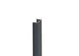 Narrow Cover Strip for Post Profiles and for U-Adapter of Fence System, 20 x 08 – 2 m – Anthracite RAL 7016