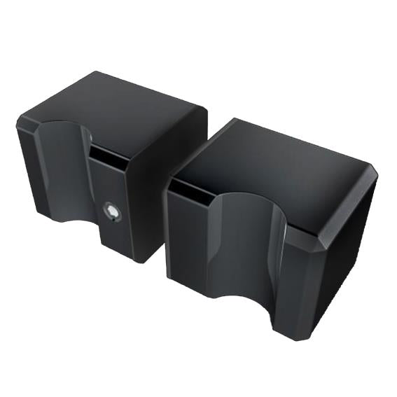 Madlo pre sklenené dvere 30x30mm BLACK