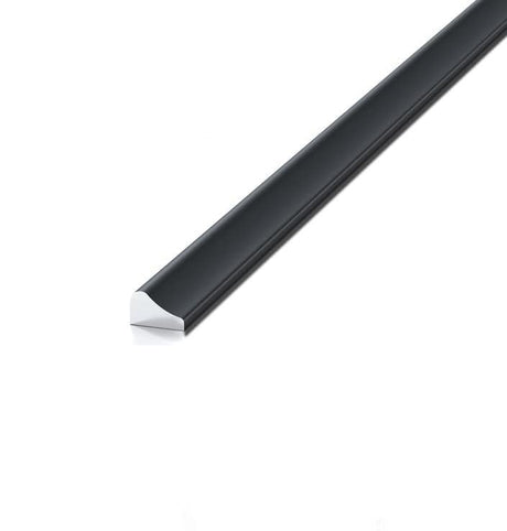Lišta prah pre sprchový kút 9x15mm Black