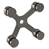 Zasklenie pevné - spider 04 AISI304, 4xD30mm/90°