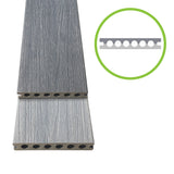 WPC floorboard 138x23x4000mm, Gray/Light Gray