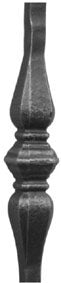 Tyč kovaná-element 14x14, h150mm, b34,5mm