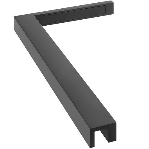 Stabilizačný uholník sklo-stena black