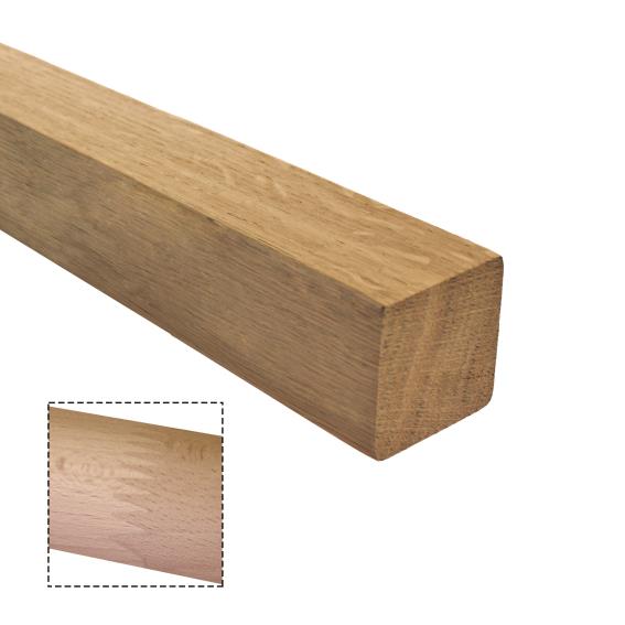 Wooden handrail - OAK, FINGER-JOINTED