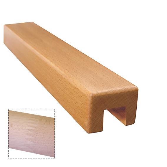 Wooden handle - glass holder BEECH - FINGER JOINT