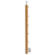 Stĺpik DUBD50/5x12mm, v=100cm, BK-rovné DUB (OAK),