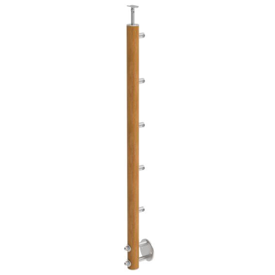 Stĺpik DUBD50/5x12mm, v=100cm, BK-rovné DUB (OAK),