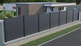 WPC kerítésdeszka KASANDRA 258x20x1830mm, antracit