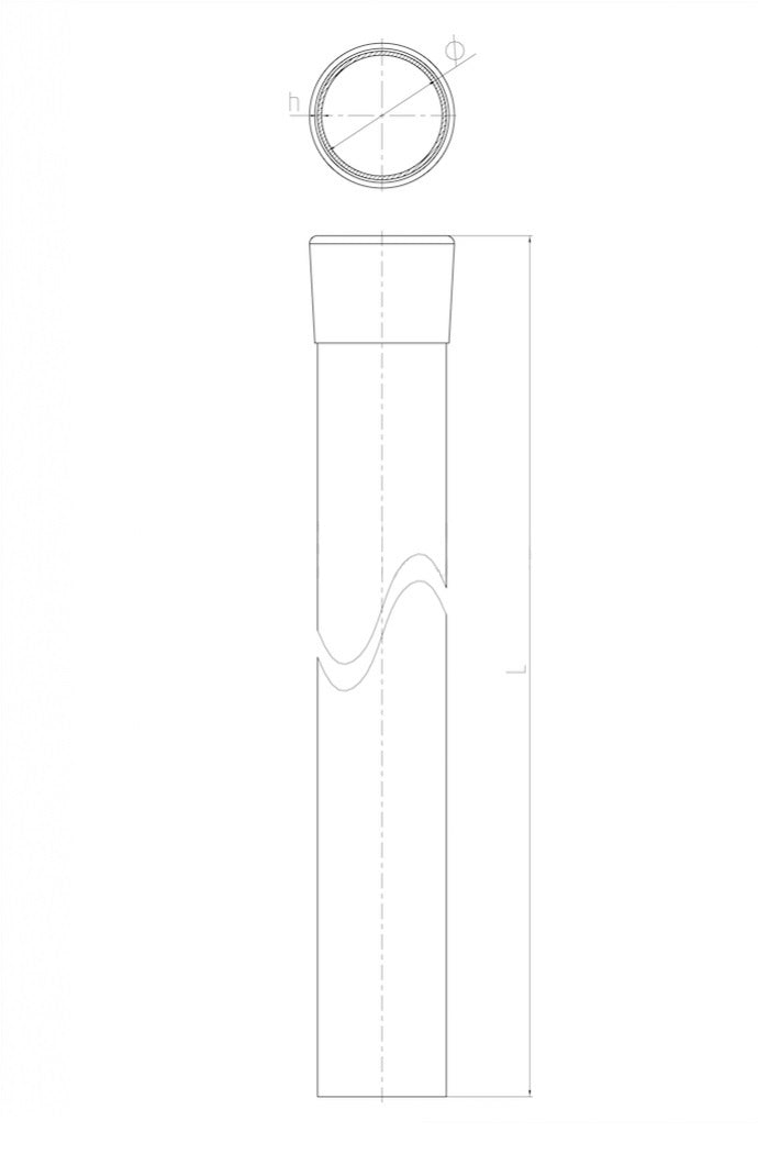 Stĺpik D48mm ZnPVC 2500mm zelená