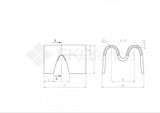 Joint of panels for infinite assembly