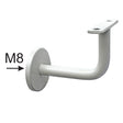 Konzola madla 90x60mm, M8, D50mm, white